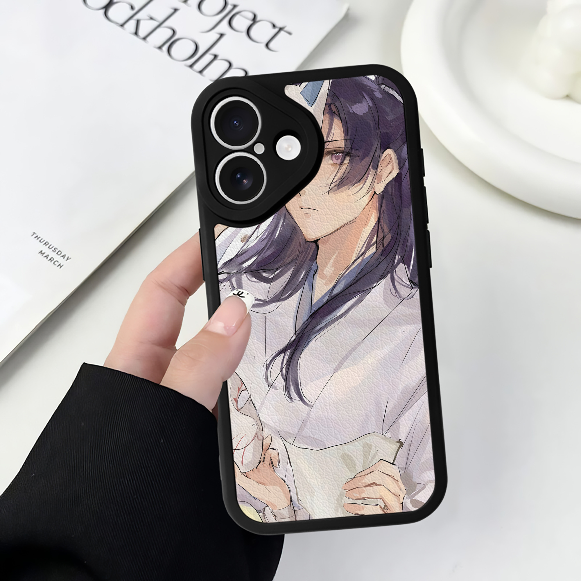 薬屋のひとりごと The Apothecary Diaries 【iPhone 16シリーズ対応】シリコンスマホケース（レザー調） 材質：シリコン
